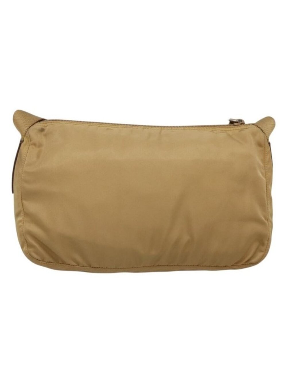 Authentic PRADA Shoulder Bag Nylon Beige Silver - Picture 9 of 16